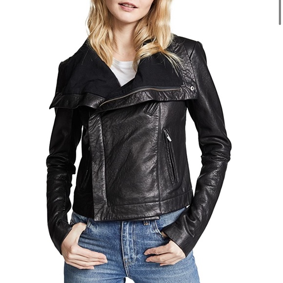 Veda max classic leather jacket in size P (0-2) - Picture 10 of 10